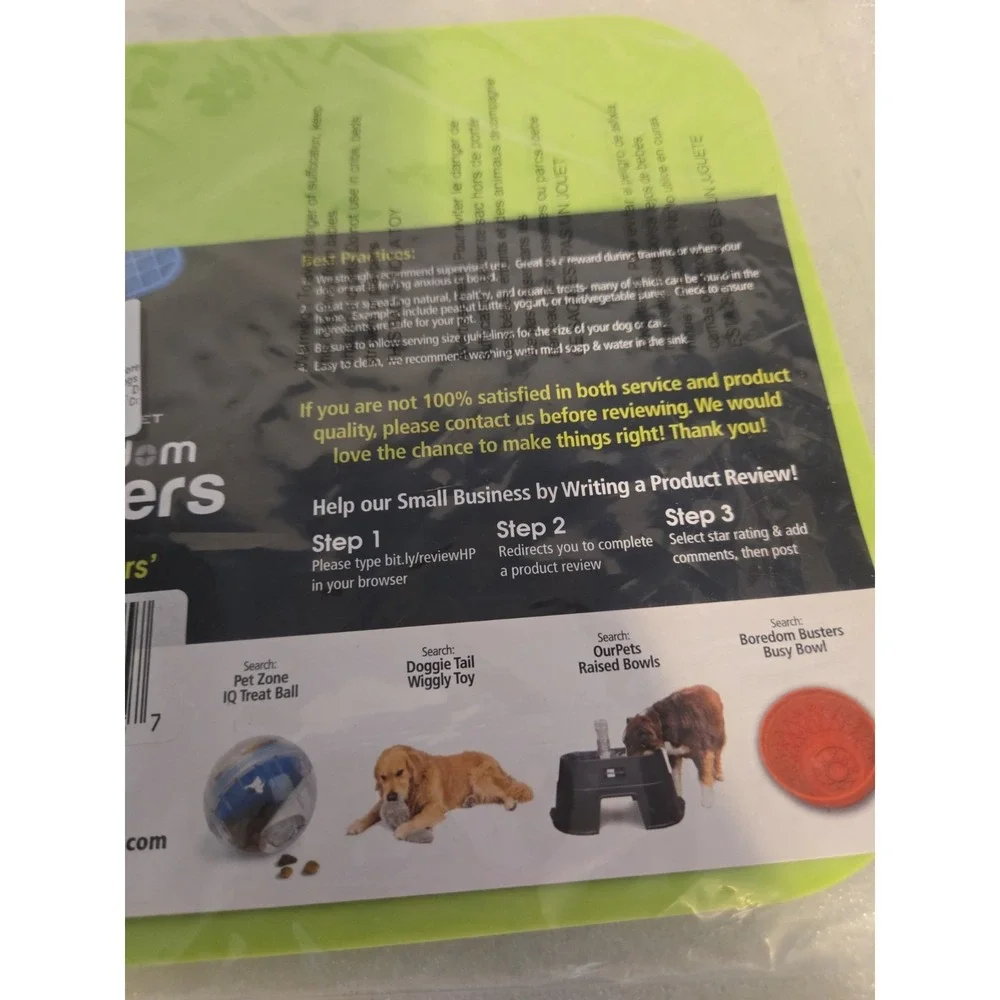 Pet Zone Boredom Busters Engage Green Slow Feeder Licking Mat CalmersCat Dog New